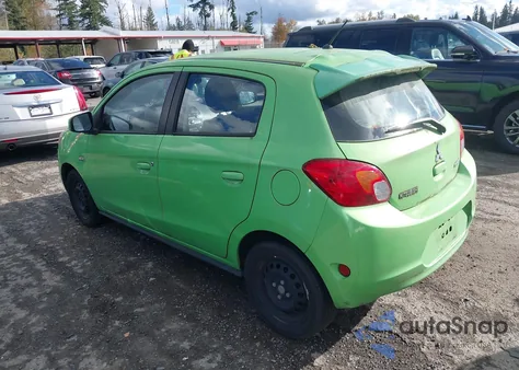 2015 Mitsubishi Mirage De z USA, uszkodzony, nr VIN ML32A3HJXFH013016